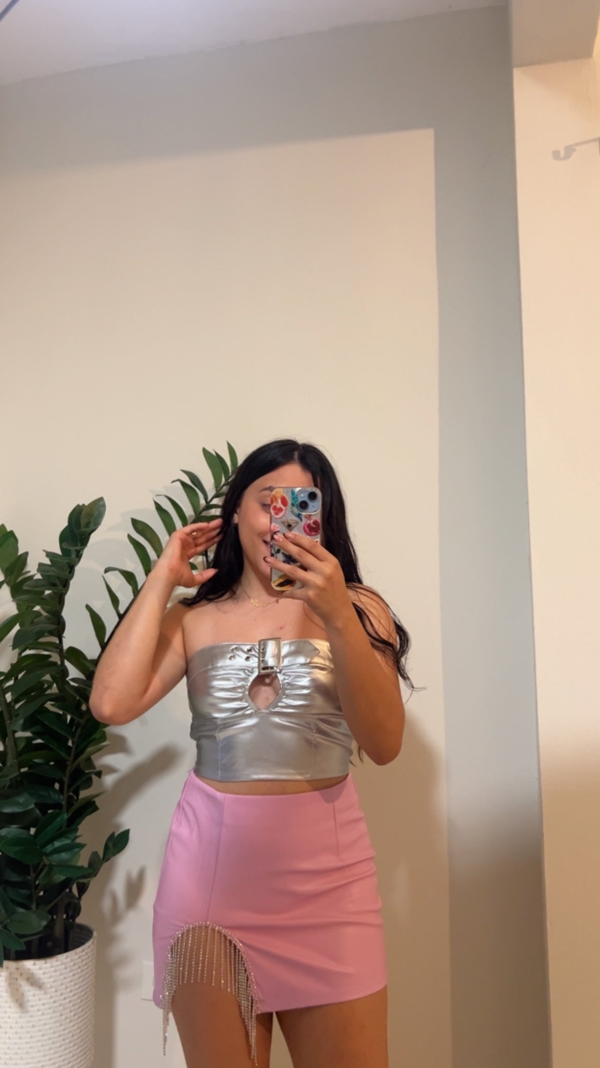 Leather Mini Skirt