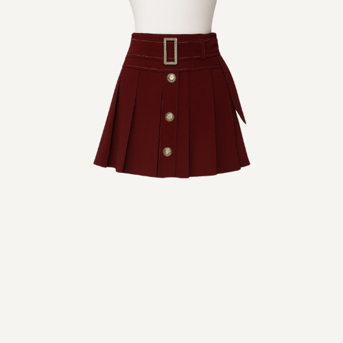 Burgundy Skirt
