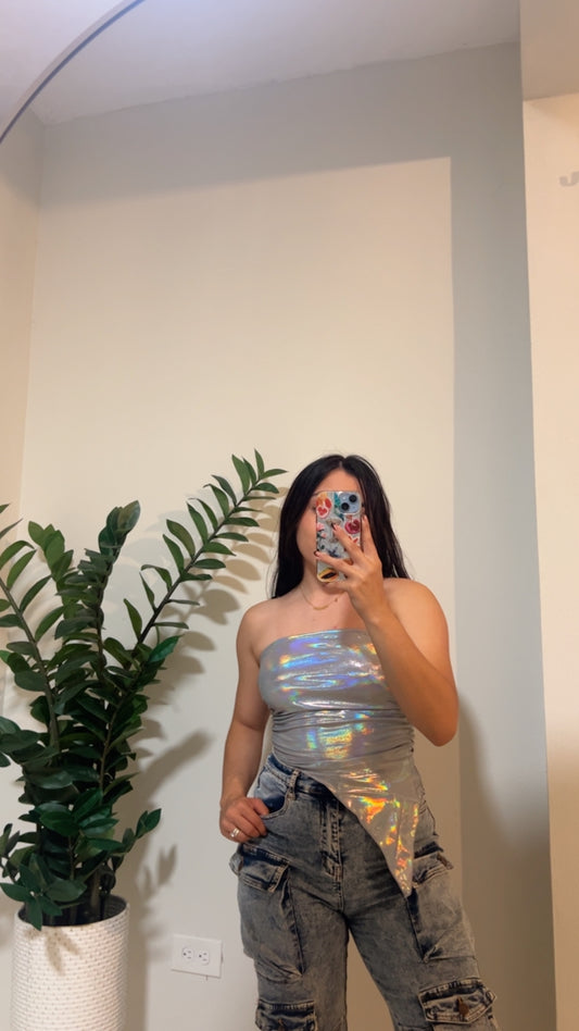 Asymmetrical Tube Top